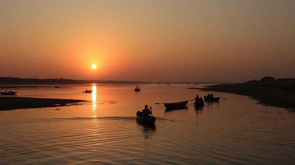 Bord du fleuve Chari à N'Djaména