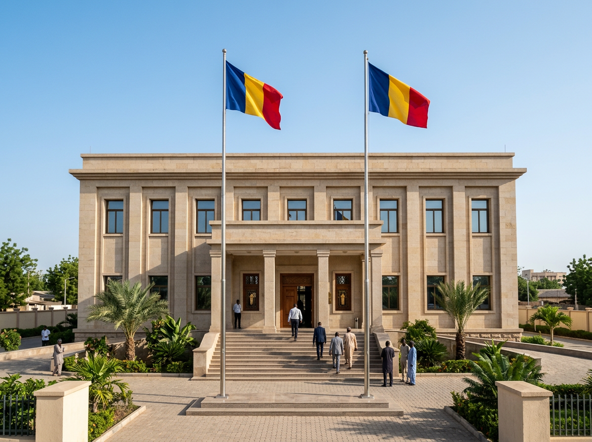 Bâtiment institutionnel officiel à N'Djaména