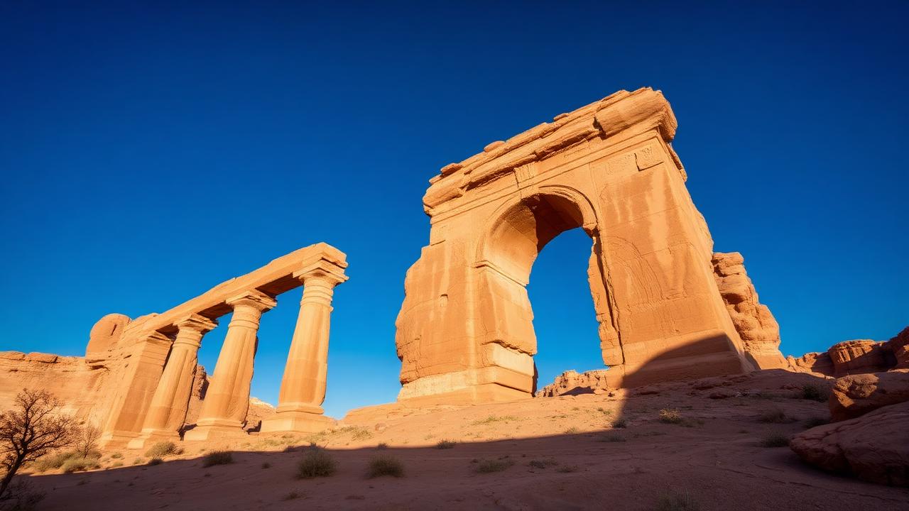 Arches de grès du massif de l'Ennedi